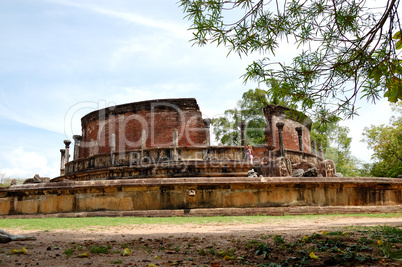 The Polonnaruwa ruins (ancient Sri Lanka's capital)