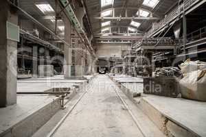 Brickworks. Photo of production workshop inside