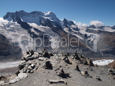 Blick von Gornergrat zum Kleinen Matterhorn