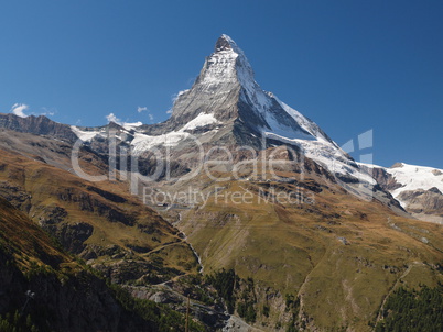 Matterhorn im Sonnenlicht