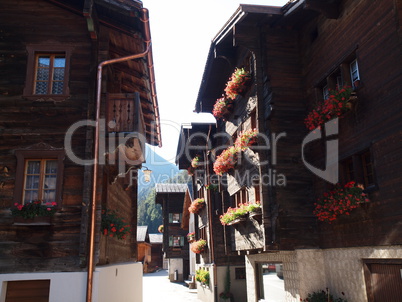 Gasse in Grimentz