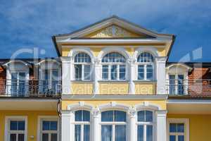 Bäderarchitektur in Bansin auf der Insel Usedom