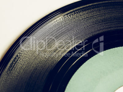 Vintage looking Vinyl record