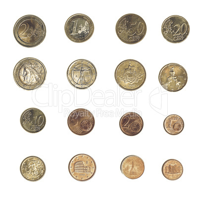 Vintage Euro coin - Italy