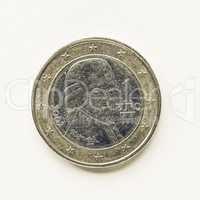 Vintage Austrian 1 Euro coin