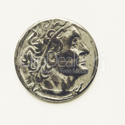 Vintage Old Greek coin