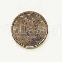 Vintage Irish 5 cent coin