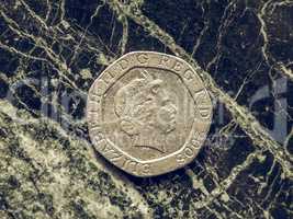 Vintage Pound coin