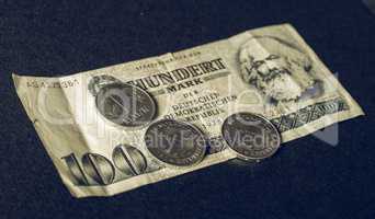 Vintage DDR banknote