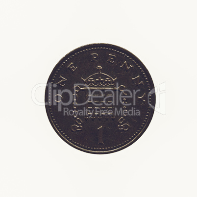 Vintage Coin isolated