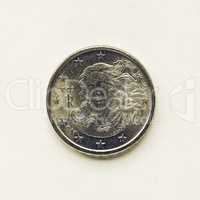 Vintage Italian 10 cent coin