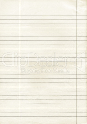 Vintage looking Blank paper