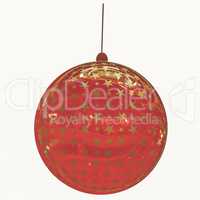 Vintage looking Christmas bauble