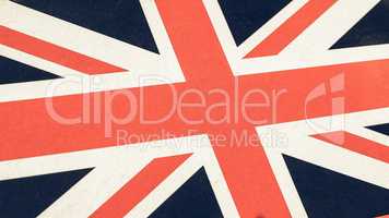 Vintage looking Flag of UK