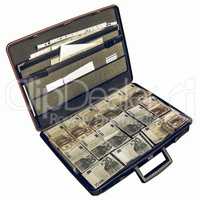 Vintage Money suitcase