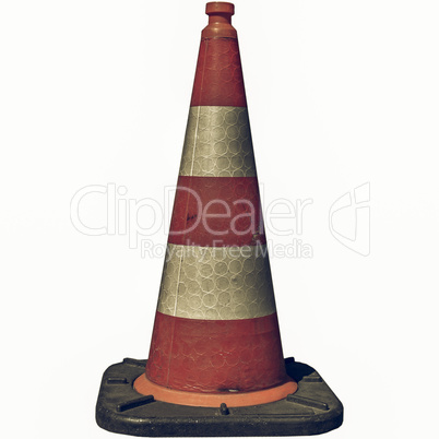 Vintage looking Traffic cone