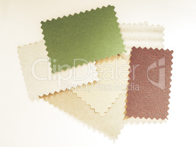 Vintage looking Paper swatch