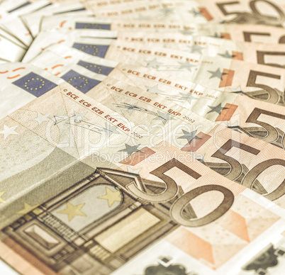 Vintage Euro bankonotes background Vintage Euro bankonotes background