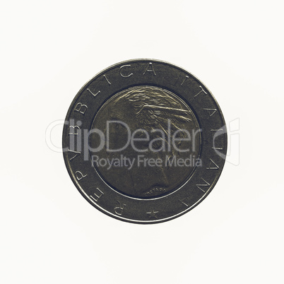 Vintage Coin isolated Vintage Coin isolated