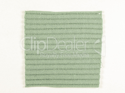 Vintage looking Green fabric sample