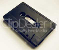Vintage looking Black tape cassette