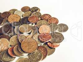 Vintage Pound coins
