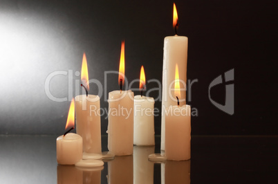 Candles On Dark