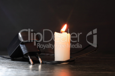 Charger And Candle