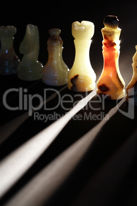 Onyx Chess Pieces