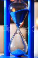 Blue Hourglass Closeup