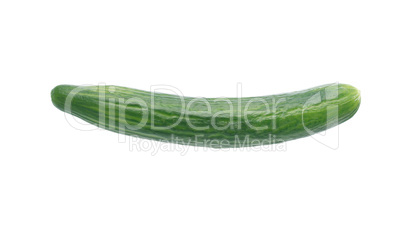 Cucumber On White