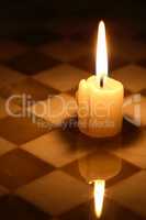Candle On Chessboard