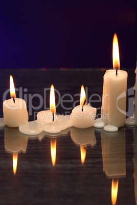 Candles On Dark