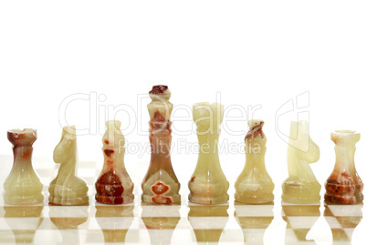 Chess Pieces On Board