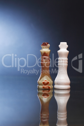 Chess Kings On Dark