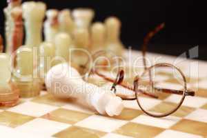 Chess Pieces And Spectacles
