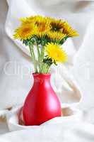 Dandelions In Vase