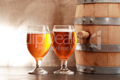 Beer Near Barrel