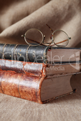 Old Books Stack