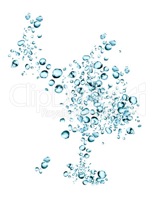 Abstract Water Drops