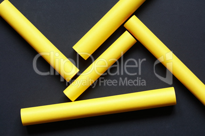 Yellow Paper Sticks