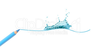 Water Splash Drawing