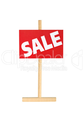 Signboard SALE Isolated