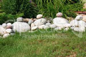 Stones In Garden