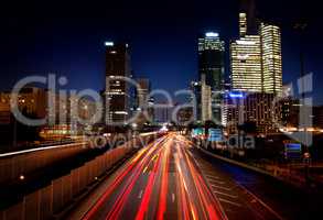 La Defense in evening