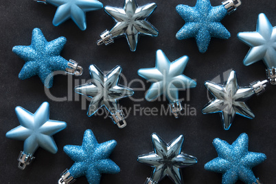 Blue Or Turquoise Christmas Tree Balls As Texture
