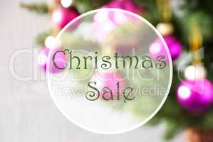 Blurry Balls, Rose Quartz, Text Christmas Sale