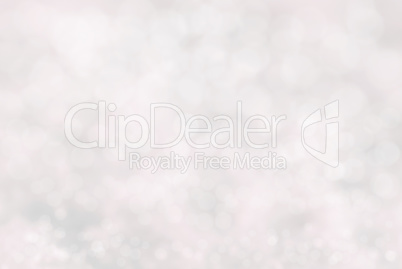 White Christmas Background With Bokeh And Pink Color
