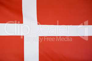 Textile flag of Denmark