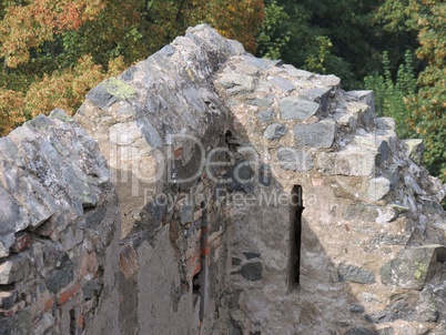 Burgmauer aus Stein